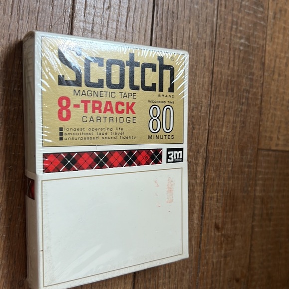 NEW SEALED SCOTCH MAGNETIC TAPE 8-Track Cartridge 80 Minutes Recording Time - Picture 13 of 16